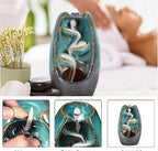 Quemador de Incienso de Reflujo con aromas y alfombrilla