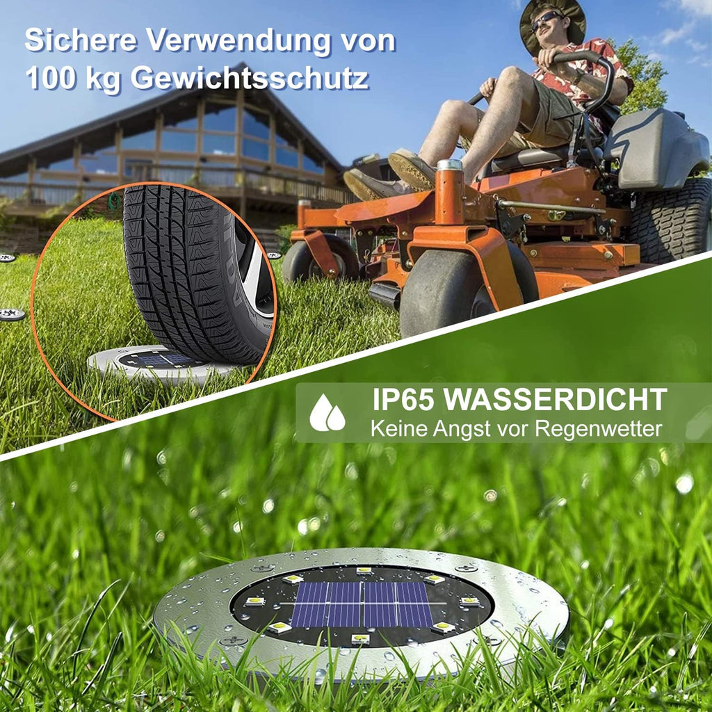 Luces solares para jardín 2pcs 8LED - additional image 5