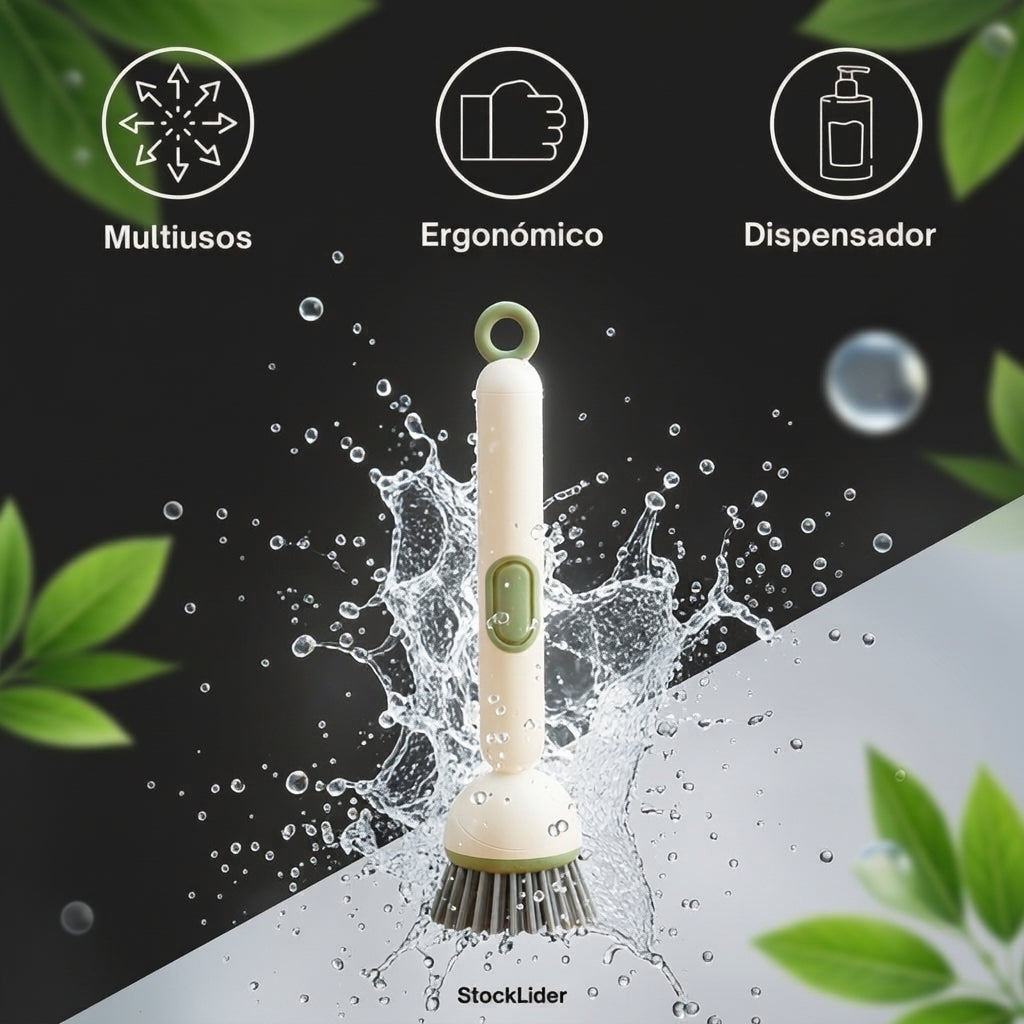 Cepillo dispensador multiusos