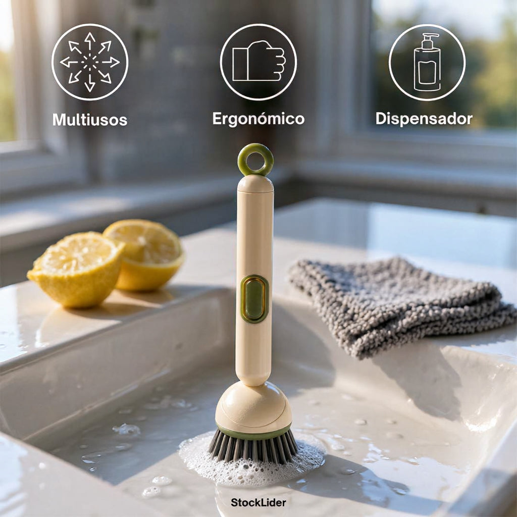 Cepillo dispensador multiusos