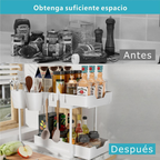 Organizador estantería deslizante multiusos