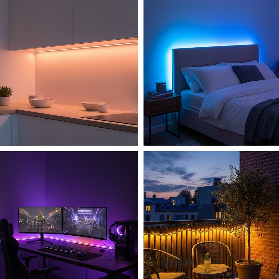 Tira de luces LED RGB de 3M