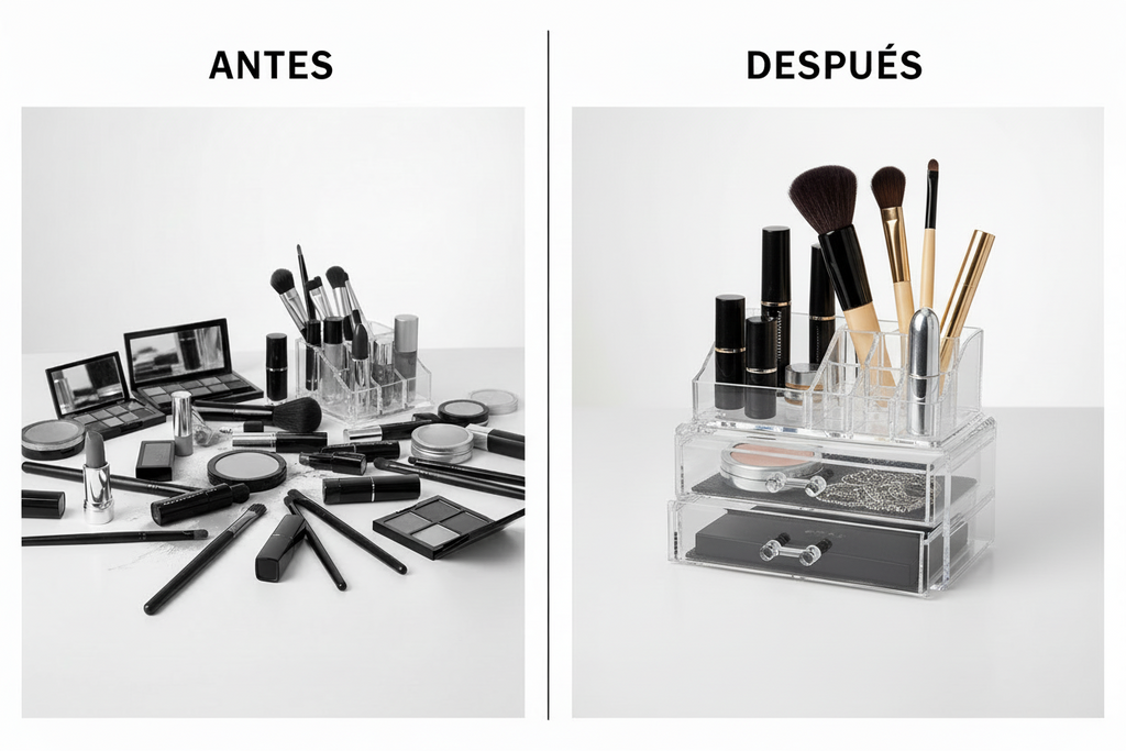 Organizador Maquillaje 2 cajones