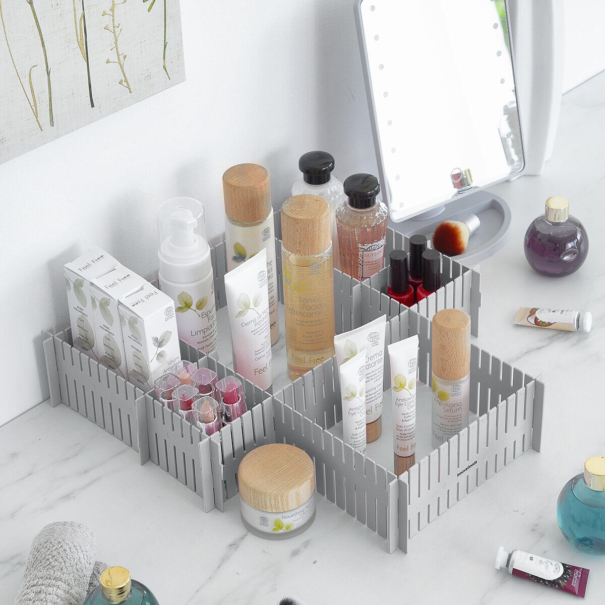 Organizador de Cajones Ajustable 16 Unidades