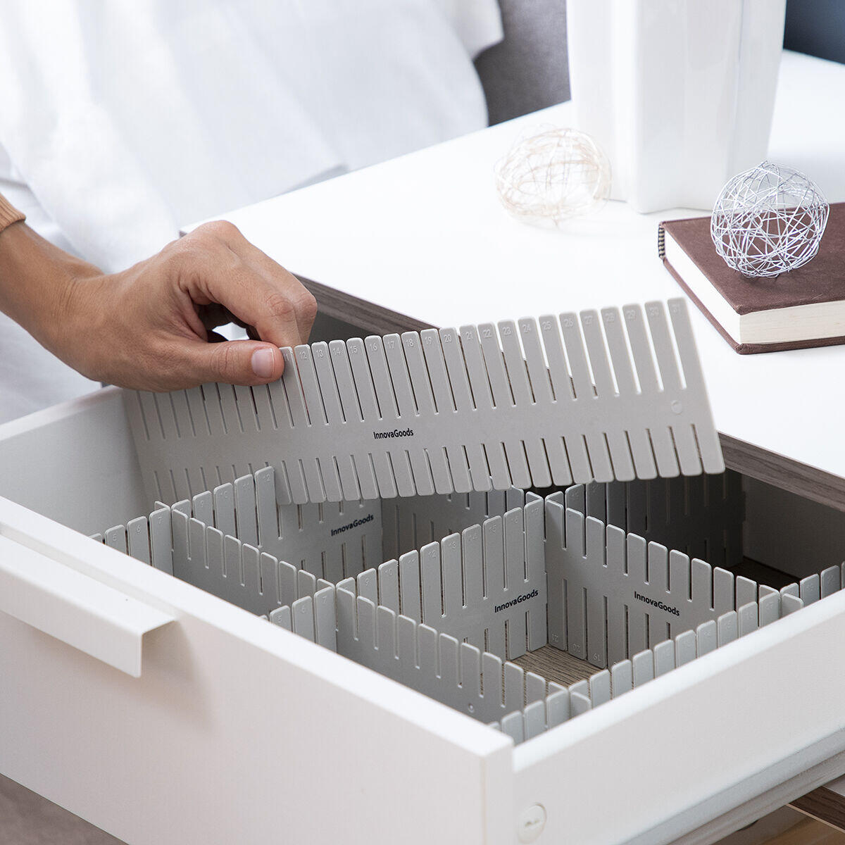 Organizador de Cajones Ajustable 16 Unidades